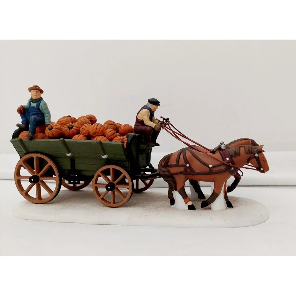 Department 56 Halloween Heritage Village Collection Harvest Pumpkin Wagon Gift